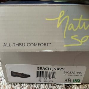 Women’s shoes- loafers- navy